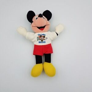 vintage Get Well Soon‎ Mickey Mouse Plush By Disney Applause 9"